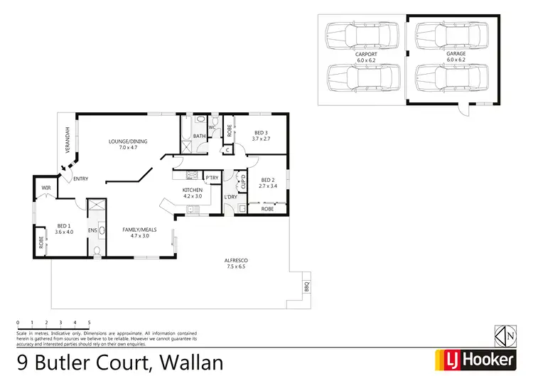 Floorplan of Homely house listing, 9 Butler Court, Wallan VIC 3756