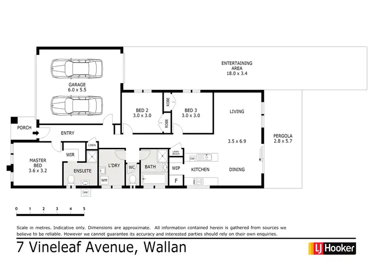 Floorplan of Homely house listing, 7 Vineleaf Avenue, Wallan VIC 3756