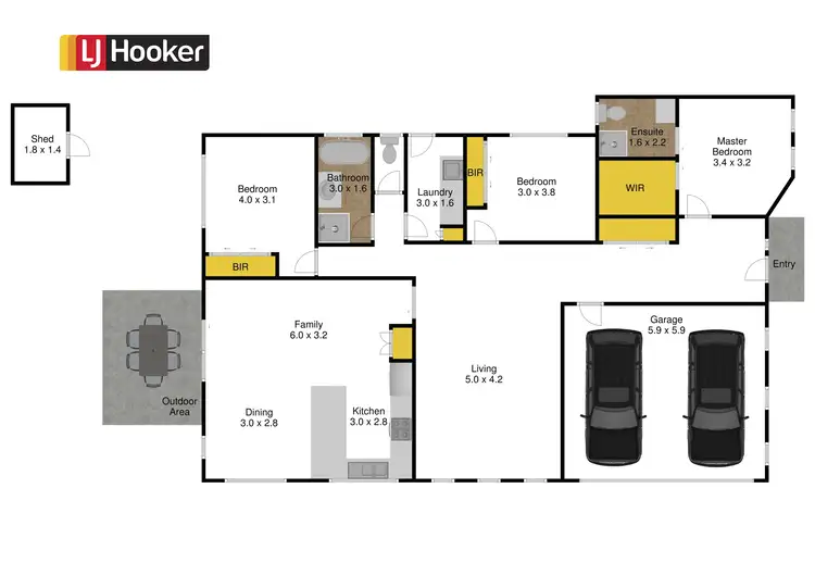 Floorplan of Homely house listing, Unit 1/154 Narracan Drive, Newborough VIC 3825