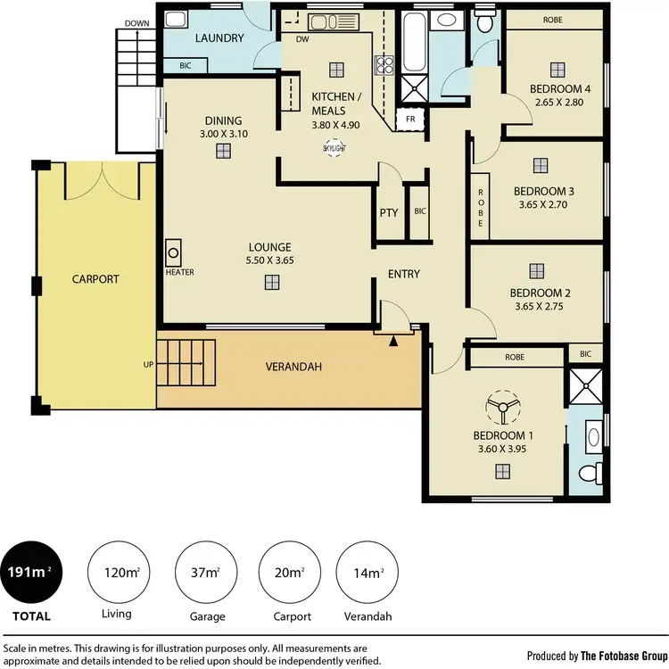 Floorplan of Homely house listing, 17 Dennis Grove, Vista SA 5091