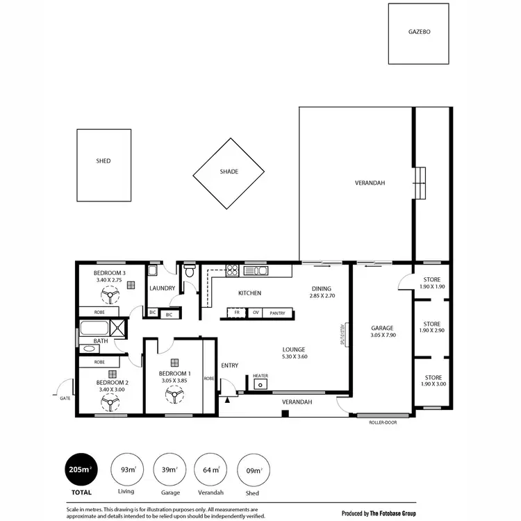 Floorplan of Homely house listing, 25 Tarni Street, Fairview Park SA 5126
