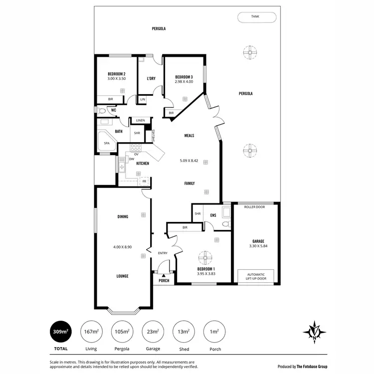Floorplan of Homely house listing, 13 Hillside Avenue, Highbury SA 5089
