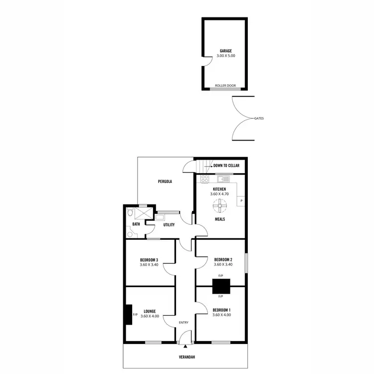 Floorplan of Homely house listing, 44 Charles Street, Norwood SA 5067