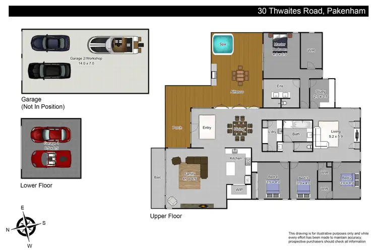 Floorplan of Homely house listing, 30 Thwaites Road, Pakenham VIC 3810