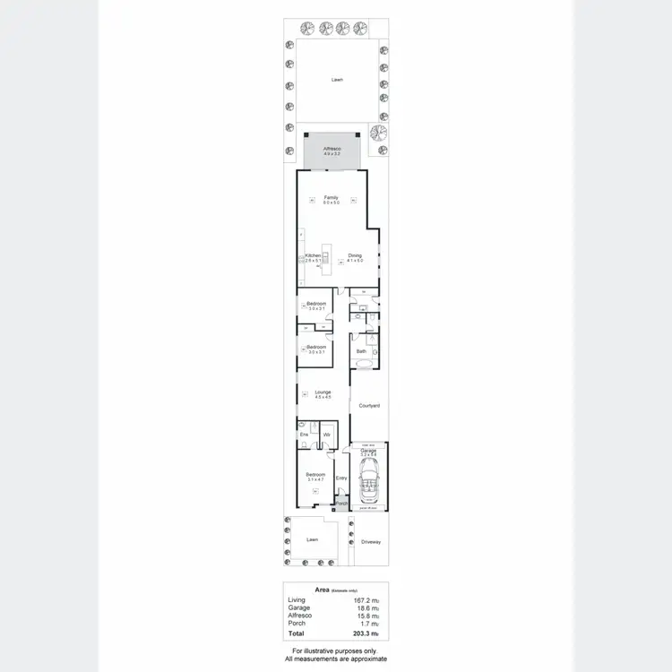 Floorplan of Homely house listing, 65A Balcombe Avenue, Seaton SA 5023
