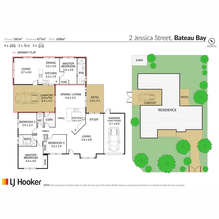Floorplan of Homely house listing, 2 Jessica Street, Bateau Bay NSW 2261