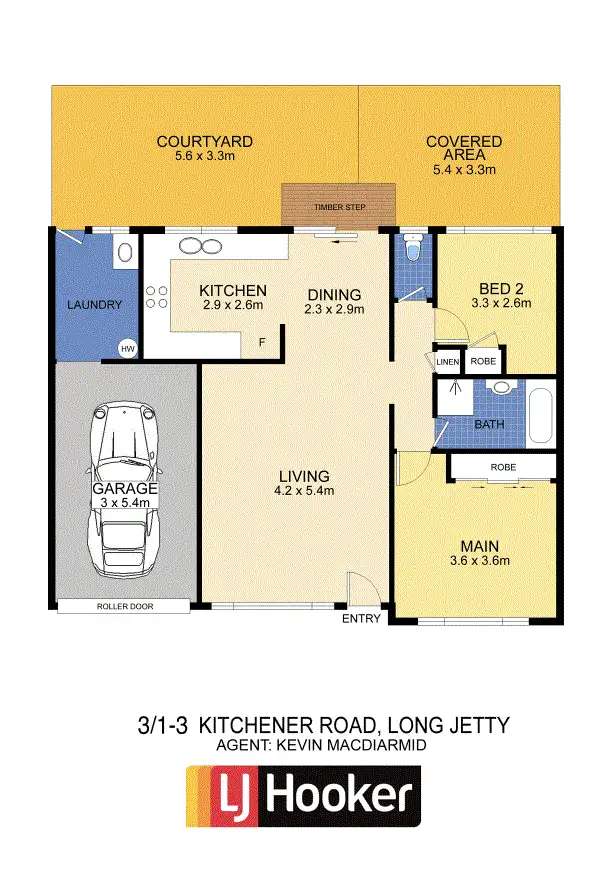 Floorplan of Homely villa listing, 3/1-3 Kitchener Road, Long Jetty NSW 2261