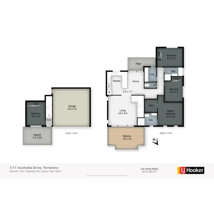 Floorplan of Homely house listing, 1/11 Australia Drive, Terranora NSW 2486