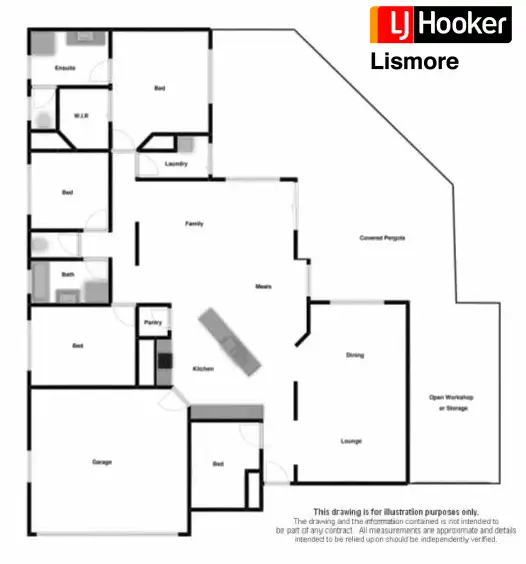 Floorplan of Homely house listing, 84 Hellyar Drive, Wollongbar NSW 2477