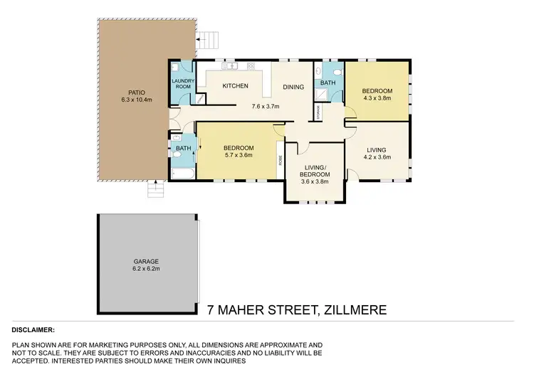 Floorplan of Homely house listing, 7 Maher Street, Zillmere QLD 4034