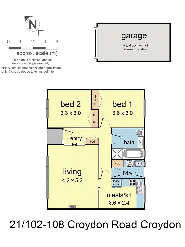 Floorplan of Homely unit listing, 21/102-108 Croydon Road, Croydon VIC 3136