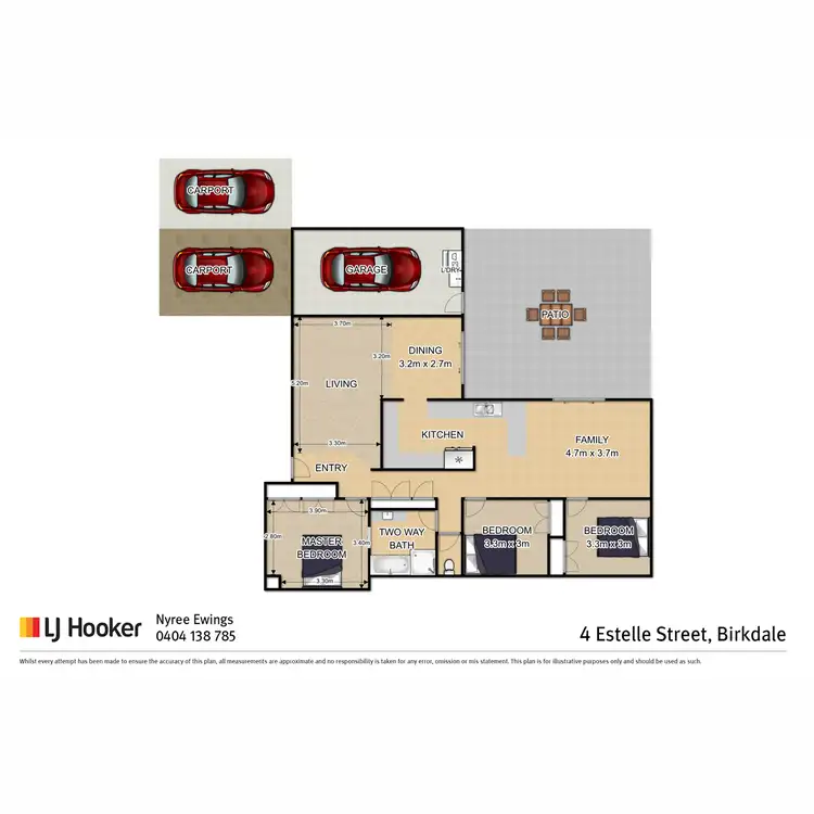 Floorplan of Homely house listing, 4 Estelle Street, Birkdale QLD 4159