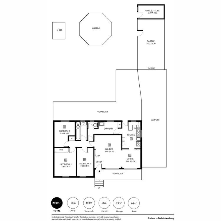 Floorplan of Homely house listing, 4 Rothwell Avenue, Ingle Farm SA 5098