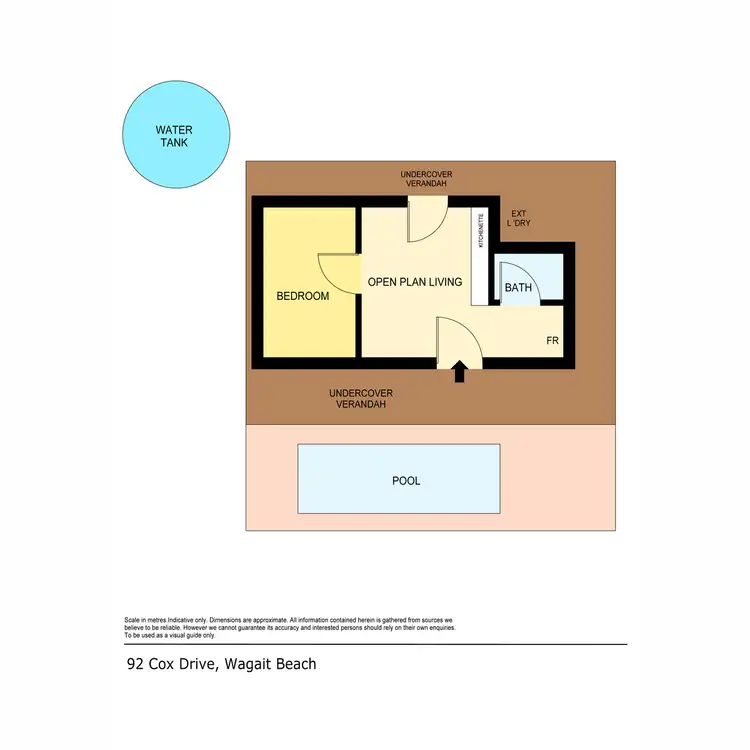 Floorplan of Homely house listing, 92 Cox Drive, Wagait Beach NT 822