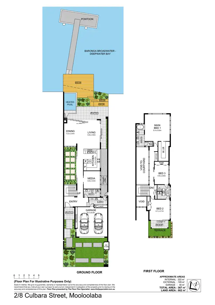 Floorplan of Homely house listing, 2/8 Culbara Street, Mooloolaba QLD 4557