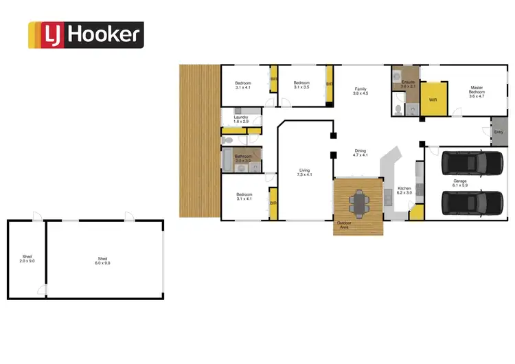 Floorplan of Homely house listing, 71 Duke Street, Rosedale VIC 3847