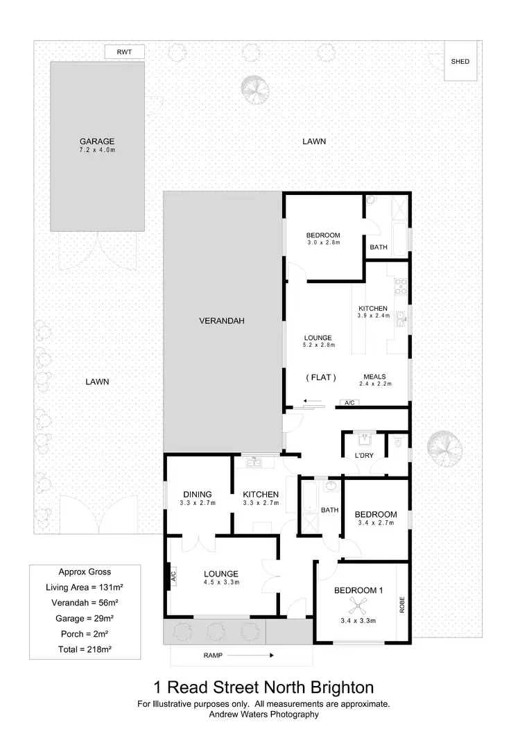 Floorplan of Homely house listing, 1 Read Street, North Brighton SA 5048