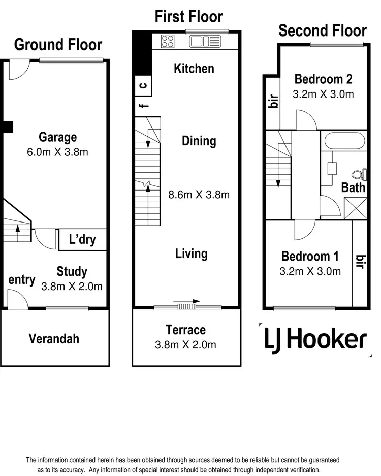 Floorplan of Homely townhouse listing, 41 Chanticleer Drive, Mernda VIC 3754