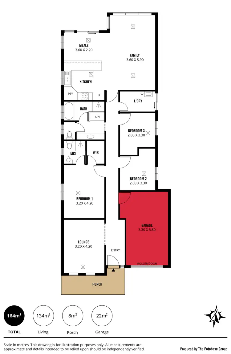 Floorplan of Homely house listing, 12 Evergreen Court, Aldinga Beach SA 5173