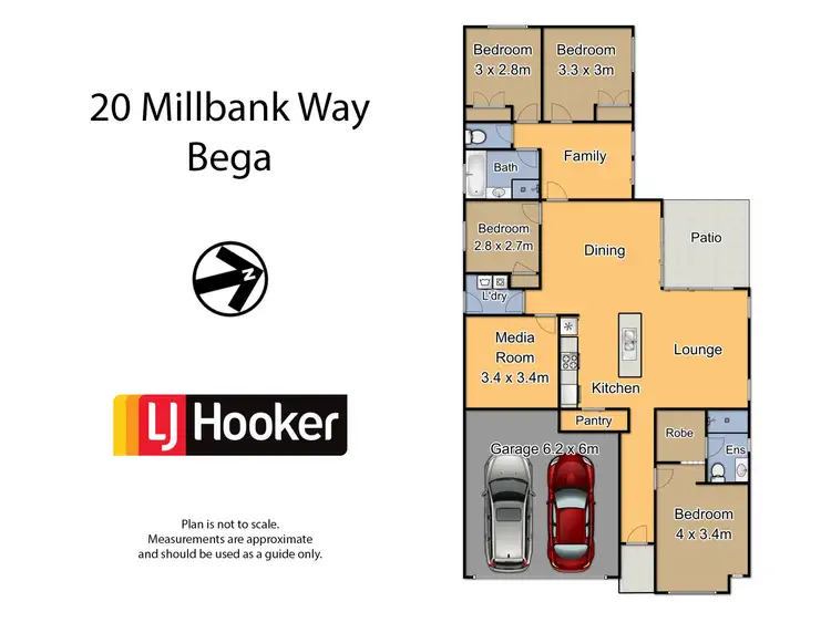 Floorplan of Homely house listing, 20 Millbank Way, Bega NSW 2550