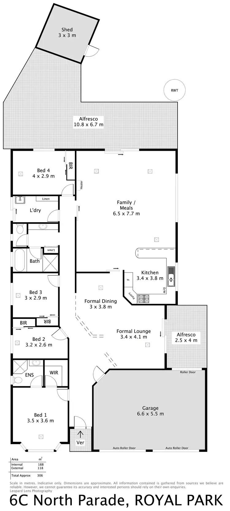 Floorplan of Homely house listing, 6C North Parade, Royal Park SA 5014