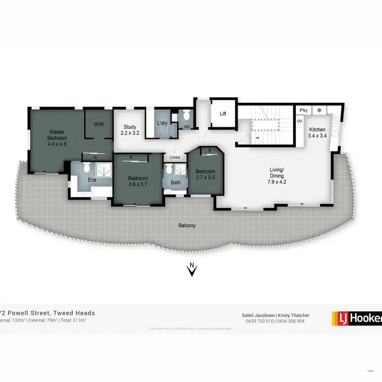 Floorplan of Homely apartment listing, 5/2 Powell Street, Tweed Heads NSW 2485