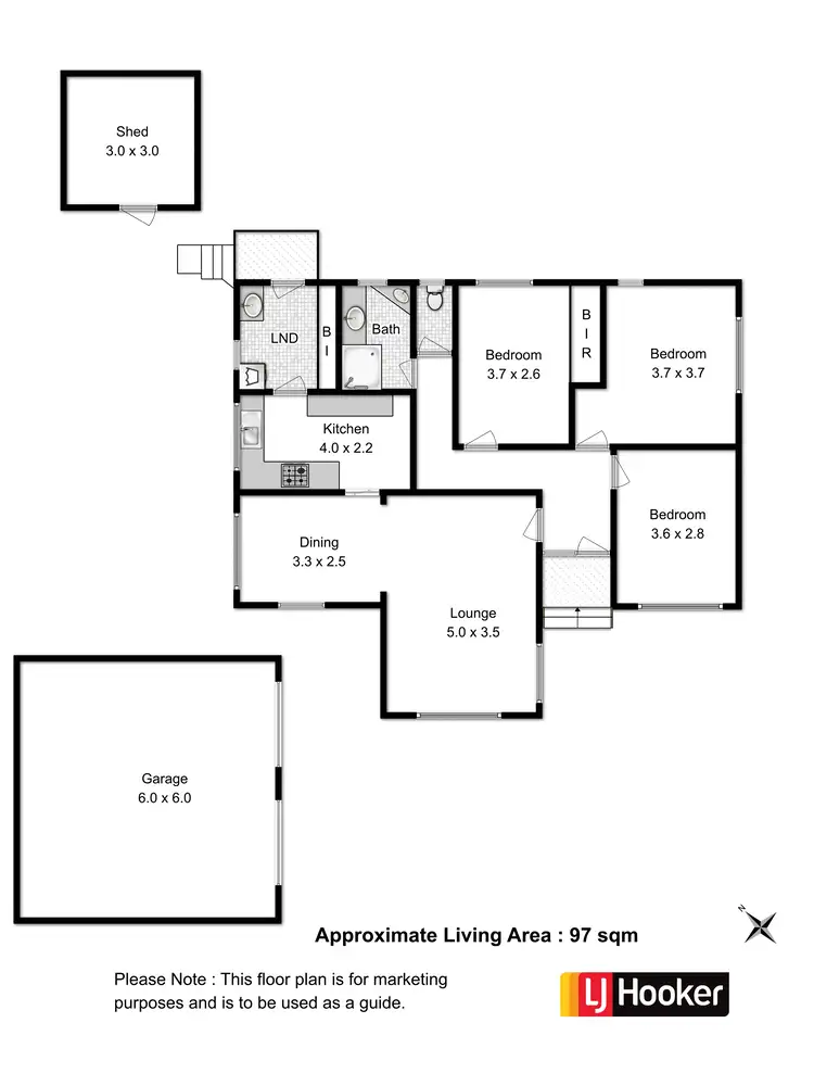Floorplan of Homely house listing, 12 Oakwood Court, Bridgewater TAS 7030