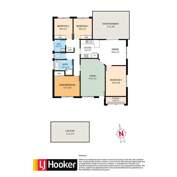 Floorplan of Homely house listing, 93 Brussels Crescent, Rooty Hill NSW 2766
