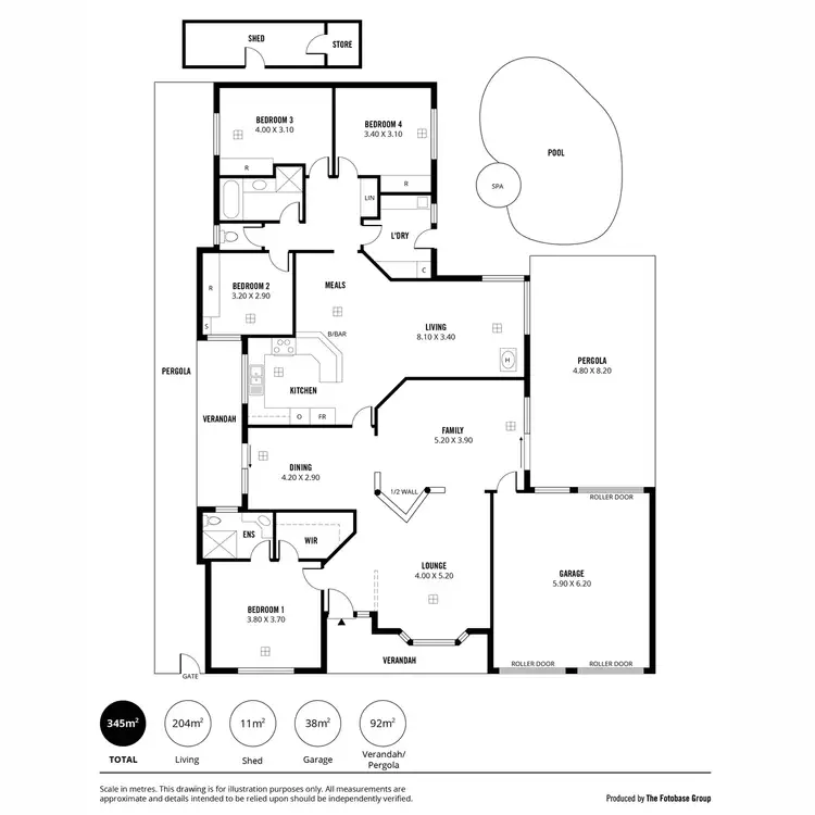 Floorplan of Homely house listing, 2 Carnation Court, Parafield Gardens SA 5107