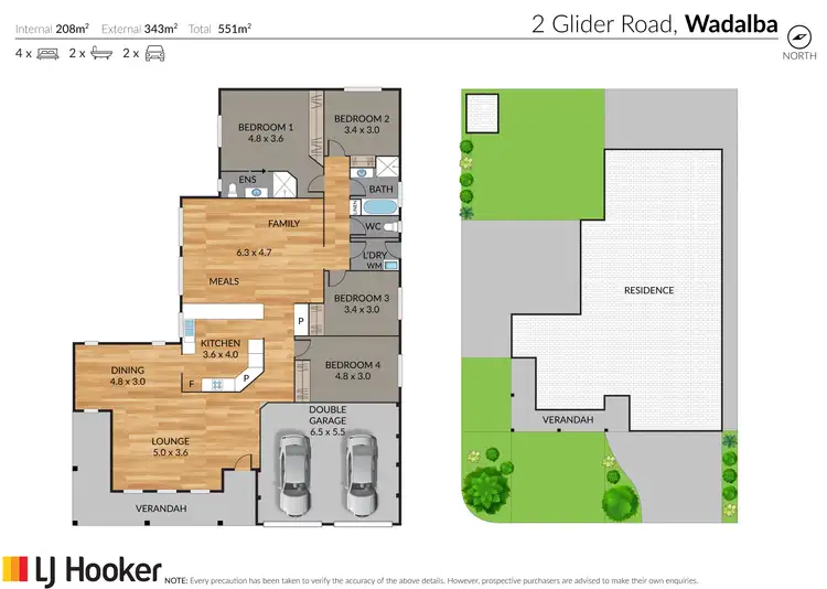 Floorplan of Homely house listing, 2 Glider Road, Wadalba NSW 2259