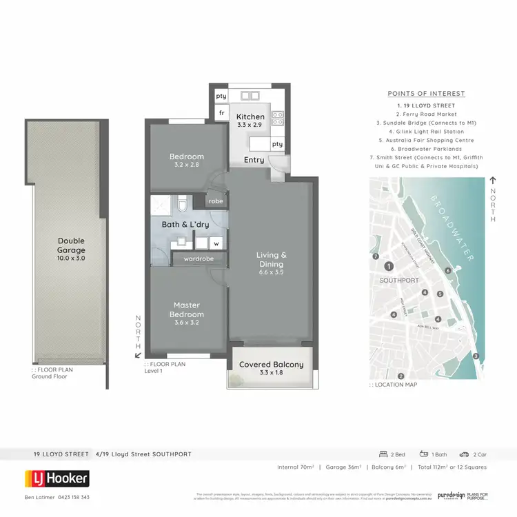 Floorplan of Homely unit listing, 4/19 Lloyd Street, Southport QLD 4215