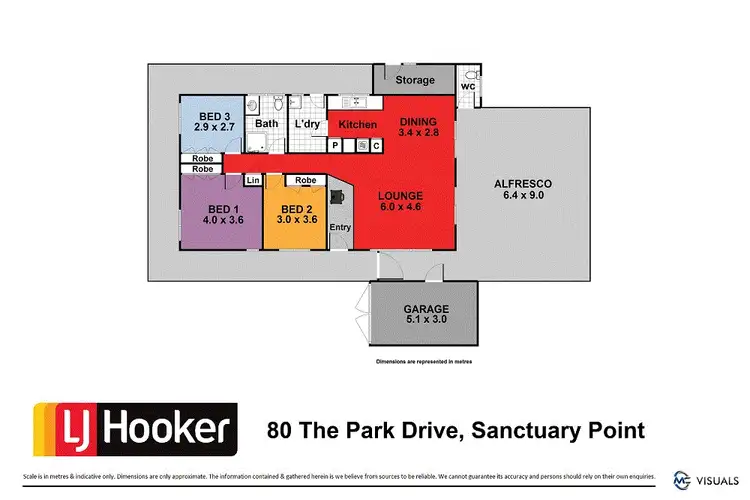 Floorplan of Homely house listing, 80 The Park Drive, Sanctuary Point NSW 2540