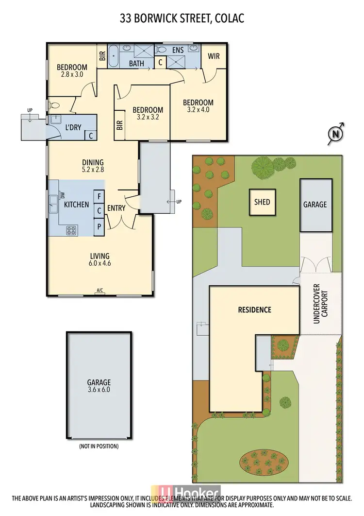Floorplan of Homely house listing, 33 Borwick Street, Colac VIC 3250