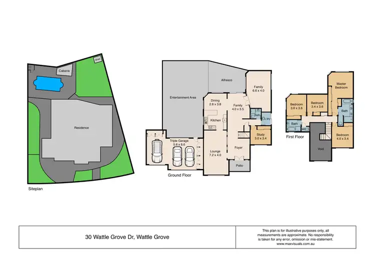 Floorplan of Homely house listing, 30 Wattle Grove Drive, Wattle Grove NSW 2173