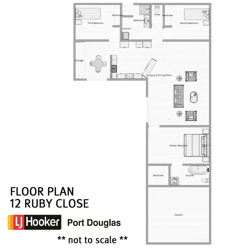 Floorplan of Homely house listing, 12 Ruby Close, Port Douglas QLD 4877