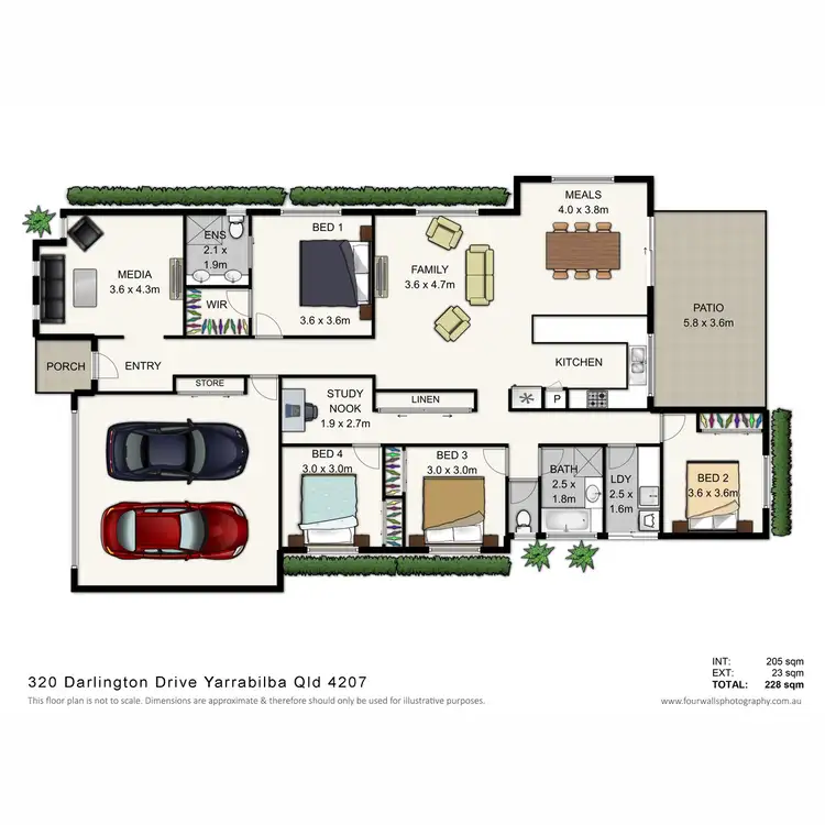 Floorplan of Homely house listing, 209 Darlington Drive, Yarrabilba QLD 4207