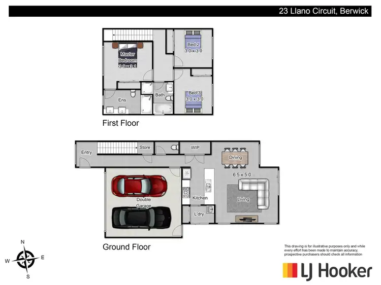 Floorplan of Homely house listing, 23 Llano Circuit, Berwick VIC 3806