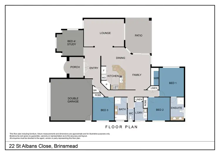 Floorplan of Homely house listing, 22 St Albans Close, Brinsmead QLD 4870