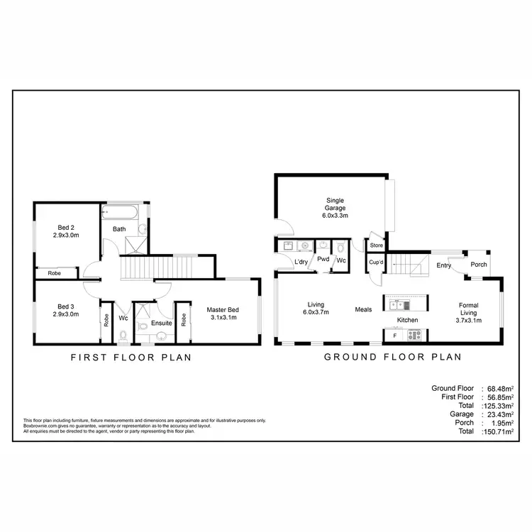 Floorplan of Homely townhouse listing, 2/46 Emperor Parade, Tarneit VIC 3029