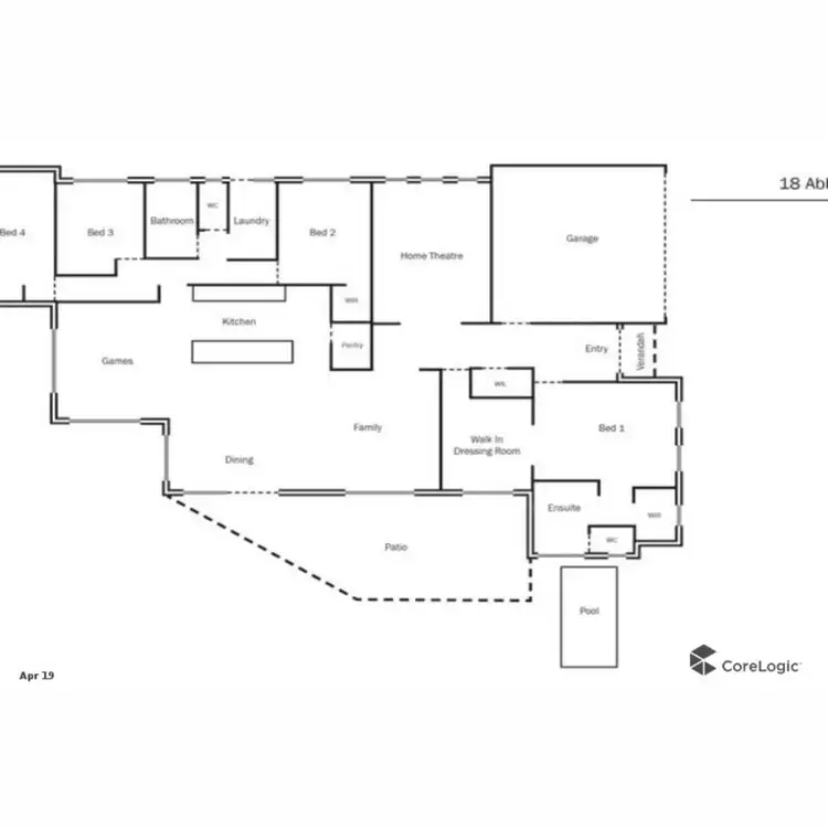 Floorplan of Homely house listing, 18 Abbeytown Circle, Waikiki WA 6169