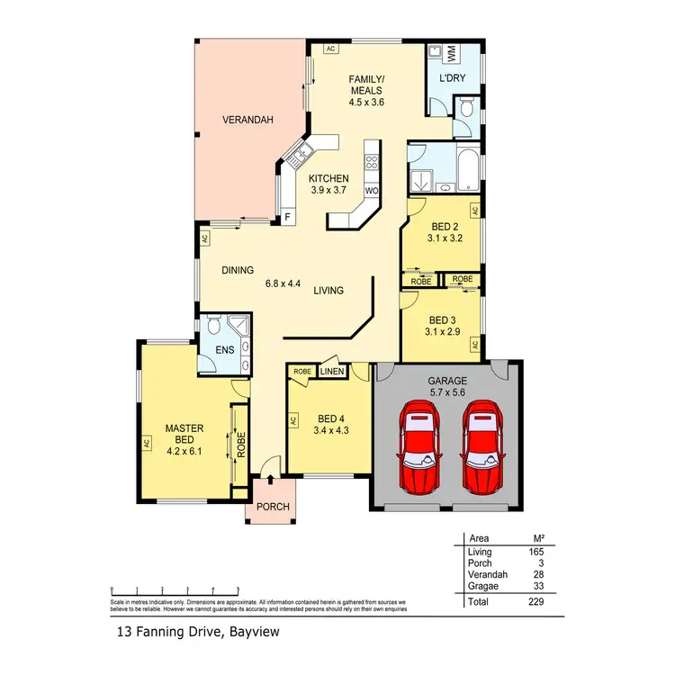 Floorplan of Homely house listing, 13 Fanning Drive, Bayview NT 820
