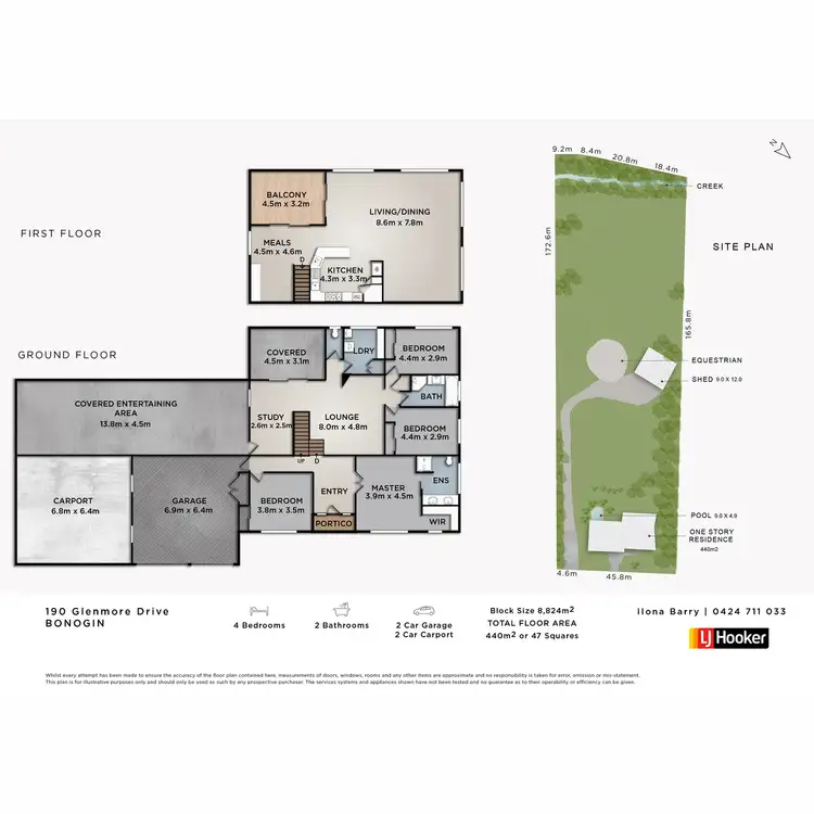 Floorplan of Homely house listing, 190 Glenmore Drive, Bonogin QLD 4213