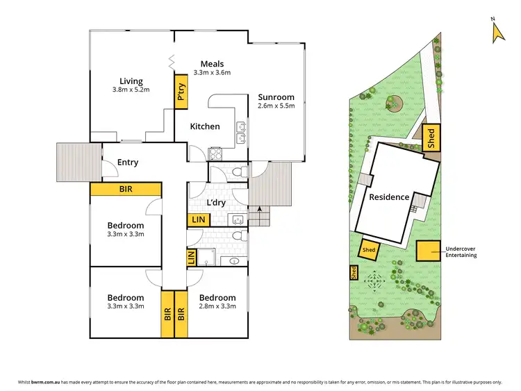 Floorplan of Homely house listing, 43 Dundundra Drive, Clifton Springs VIC 3222