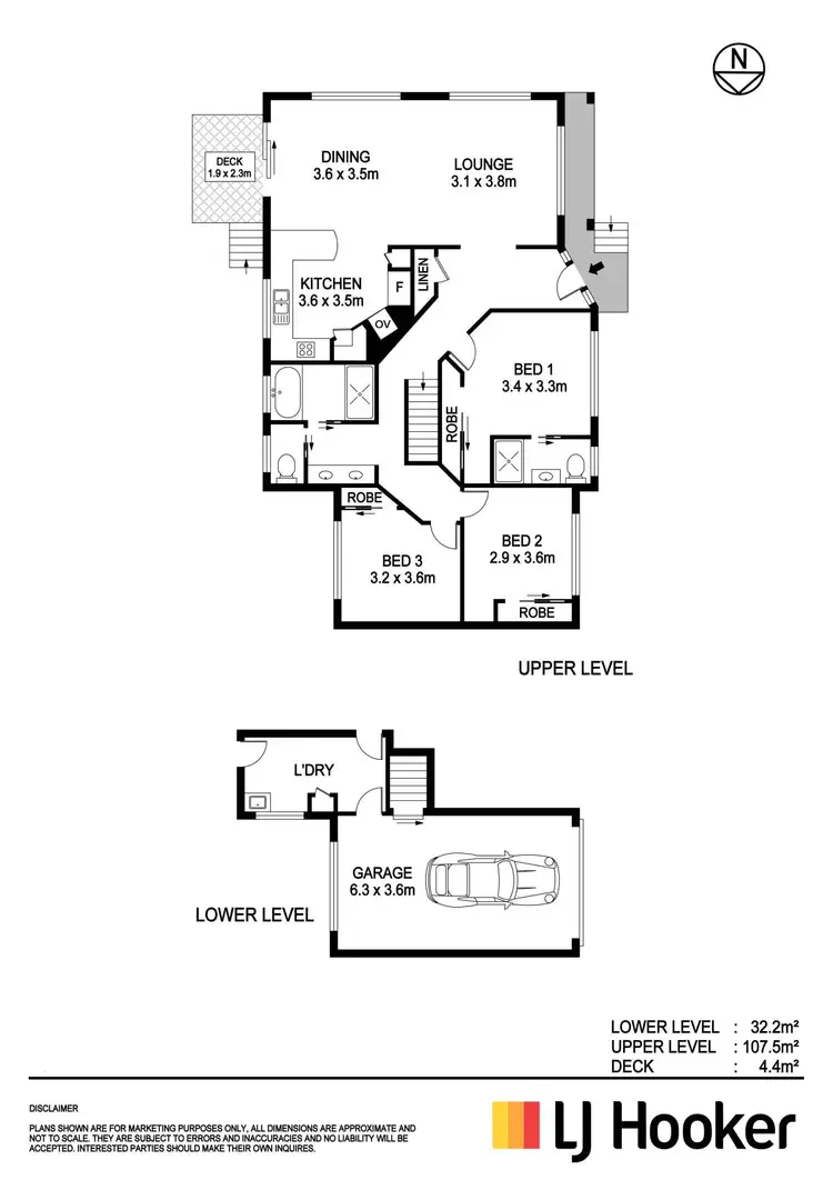 Floorplan of Homely villa listing, 1/37 Tasman Road, Port Macquarie NSW 2444