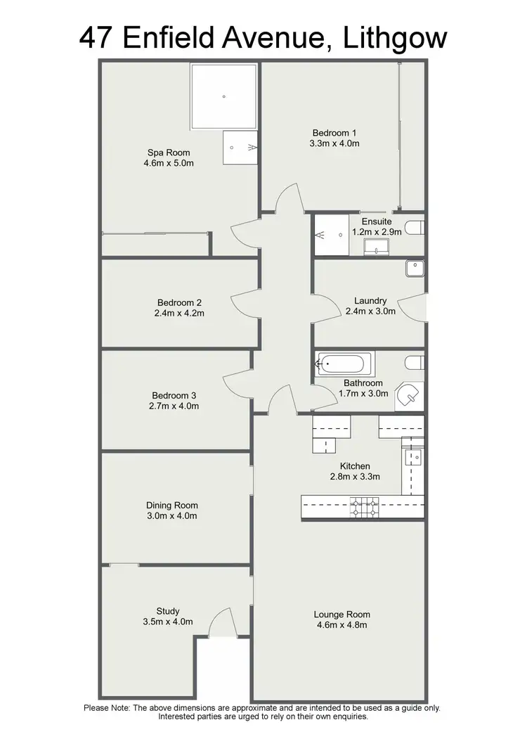 Floorplan of Homely house listing, 47 Enfield Avenue, Lithgow NSW 2790