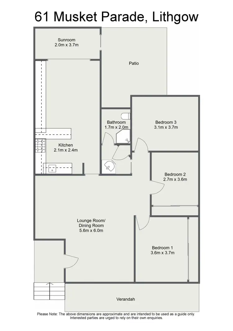 Floorplan of Homely house listing, 61 Musket Parade, Lithgow NSW 2790