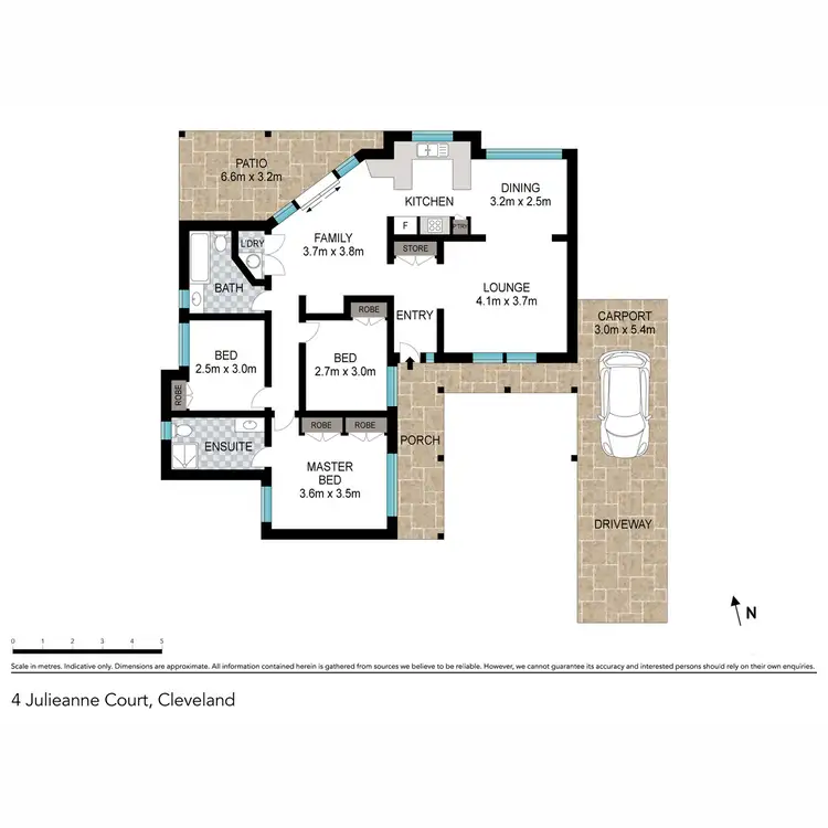Floorplan of Homely house listing, 4 Julieanne Court, Cleveland QLD 4163