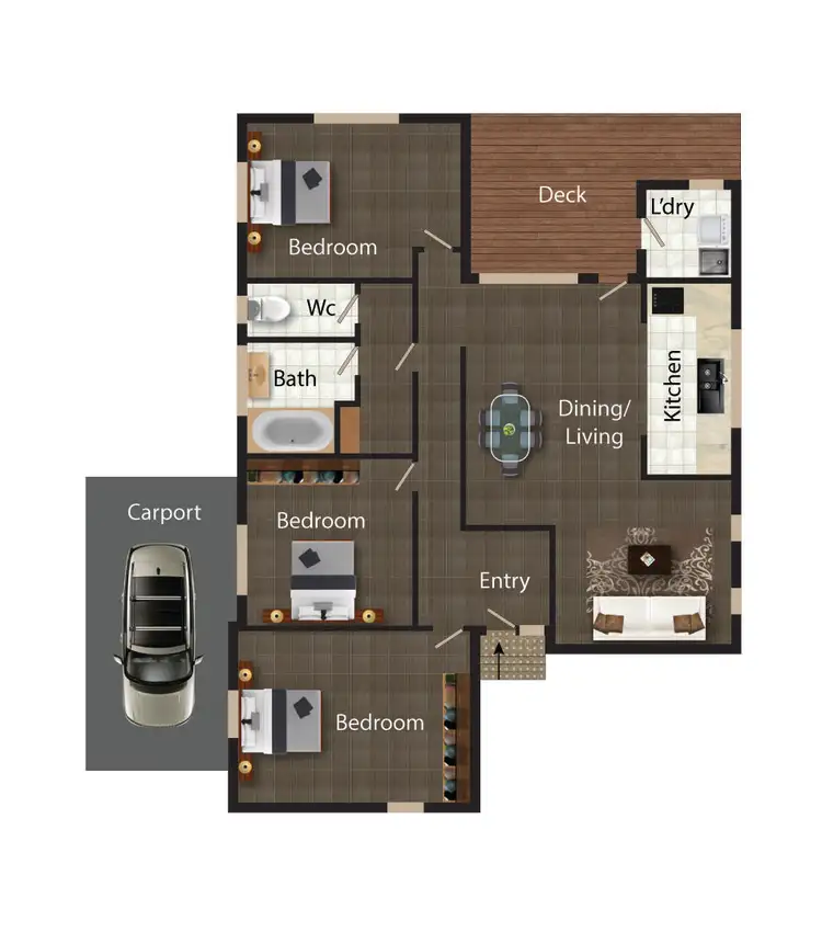 Floorplan of Homely house listing, 53 Southbar Road, Queanbeyan NSW 2620