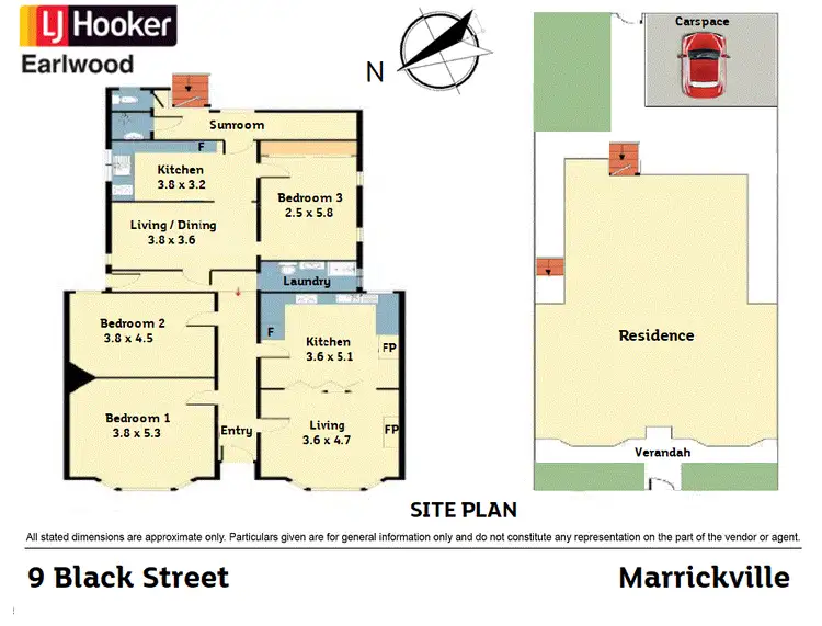 Floorplan of Homely house listing, 9 Black Street, Marrickville NSW 2204