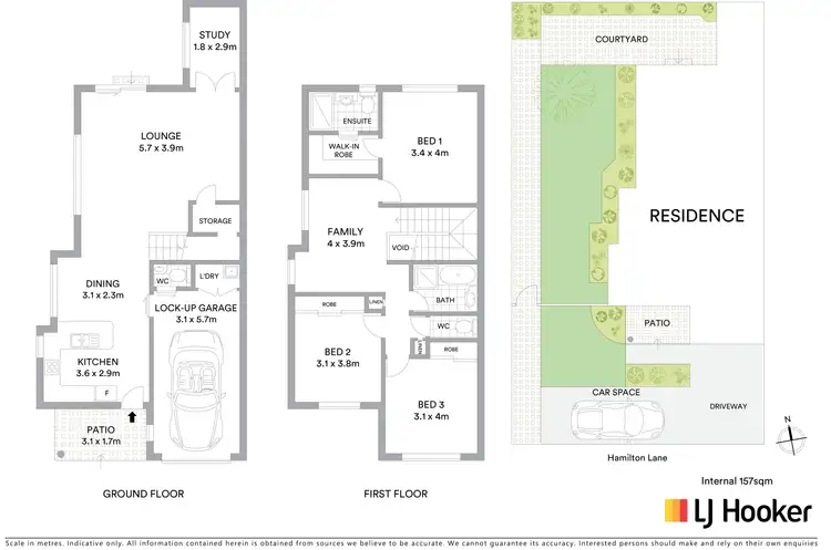 Floorplan of Homely townhouse listing, 2/19 Hamilton Lane, Ballina NSW 2478